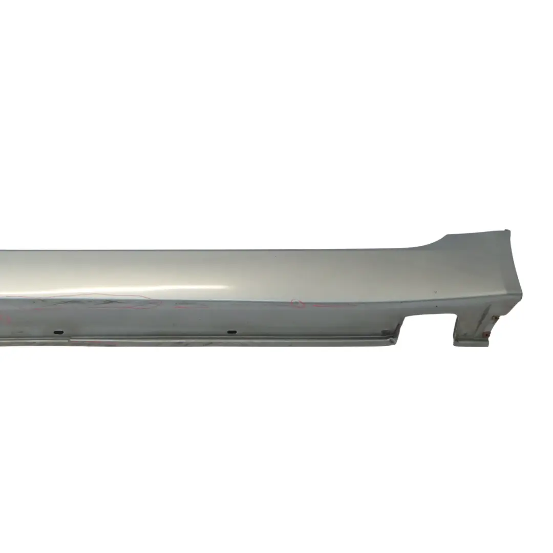Door Sill Cover Side Skirt Left N/S Spacegrau Grey - A52 to BMW E60 E61 LCI with Part number 0422464 BMW E60 E61 LCI Door Sill Cover Side Skirt Left N/S Spacegrau Grey - A52 - SKU 0422464-SCG - Part number 0422464
