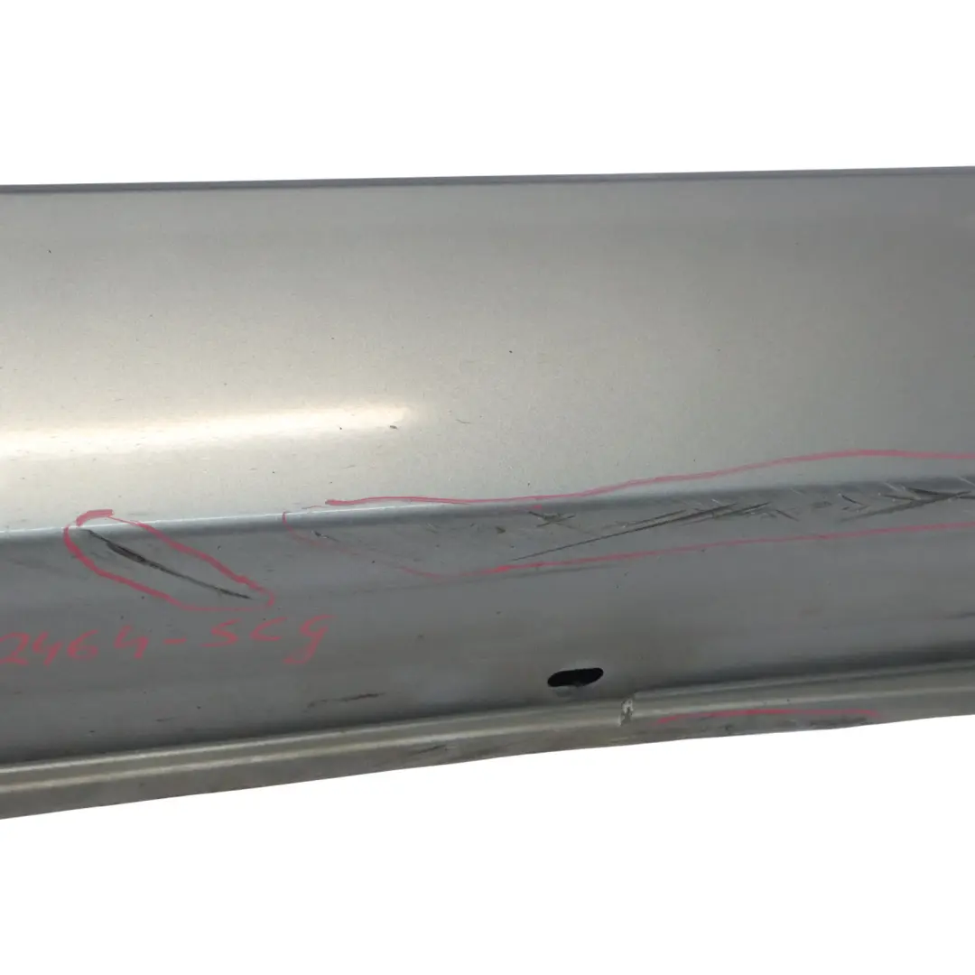 BMW E60 E61 LCI Coperchio Soglia Porta Gonna Laterale Sinistra Spacegrau - A52 - SKU 0422464-SCG - Numero di parte 0422464