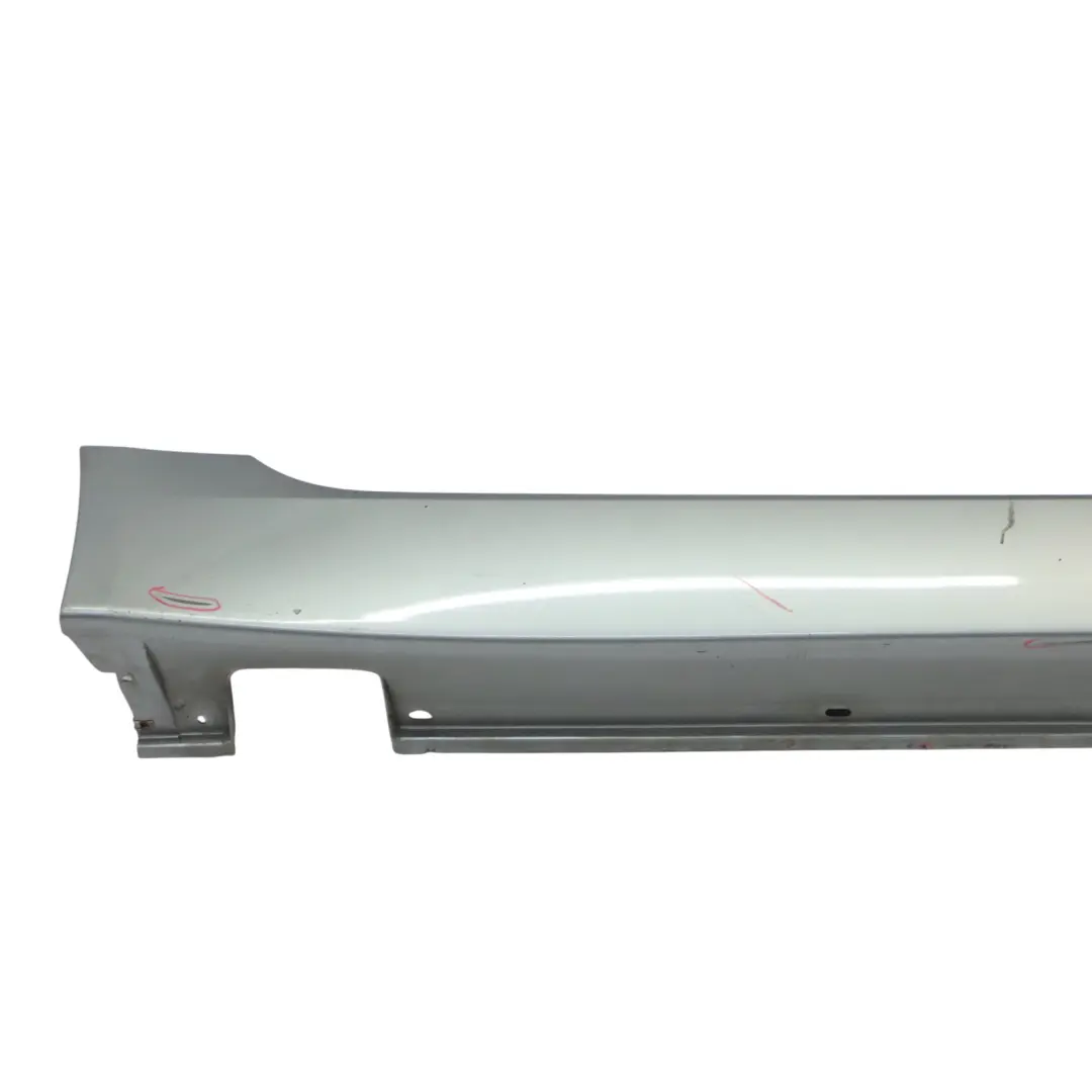 Door Sill Cover Side Skirt Right O/S Spacegrau Grey - A52 to BMW E60 E61 LCI with Part number 0422465 BMW E60 E61 LCI Door Sill Cover Side Skirt Right O/S Spacegrau Grey - A52 - SKU 0422465-SCG - Part number 0422465