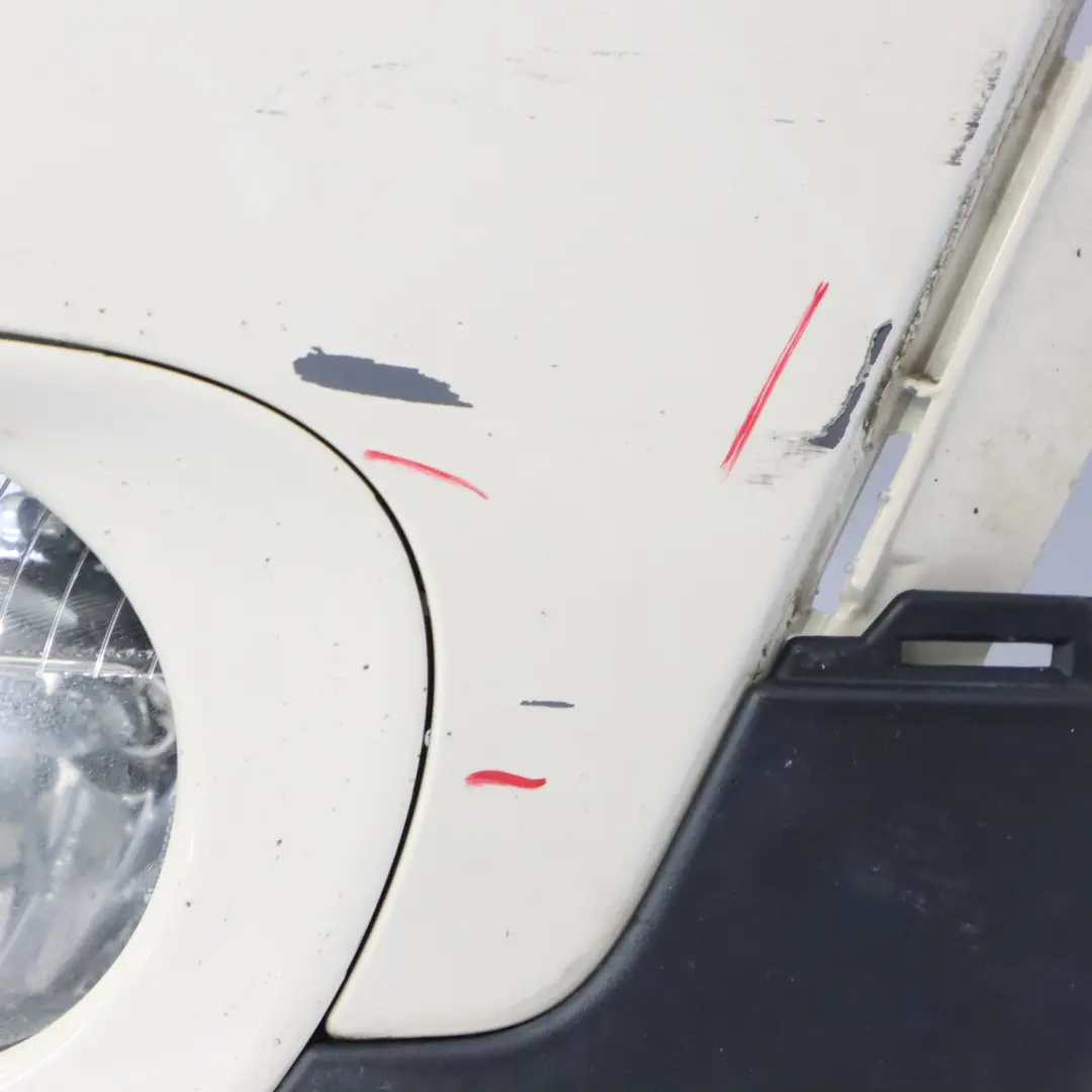Mini R55 R56 R57 Cooper S Stossfänger Vorn Pepper White Weiss - 850 - SKU 0430242-PW - Teilenummer 0430242