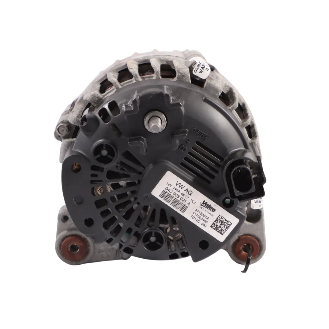 Alternatore Valeo 14V 140A per Volkswagen Golf Sportsvan 1.5 TSI con numero di parte 04C903021A Volkswagen Golf Sportsvan 1.5 TSI Alternatore Valeo 14V 140A - SKU 04C903021A - Numero di parte 04C903021A
