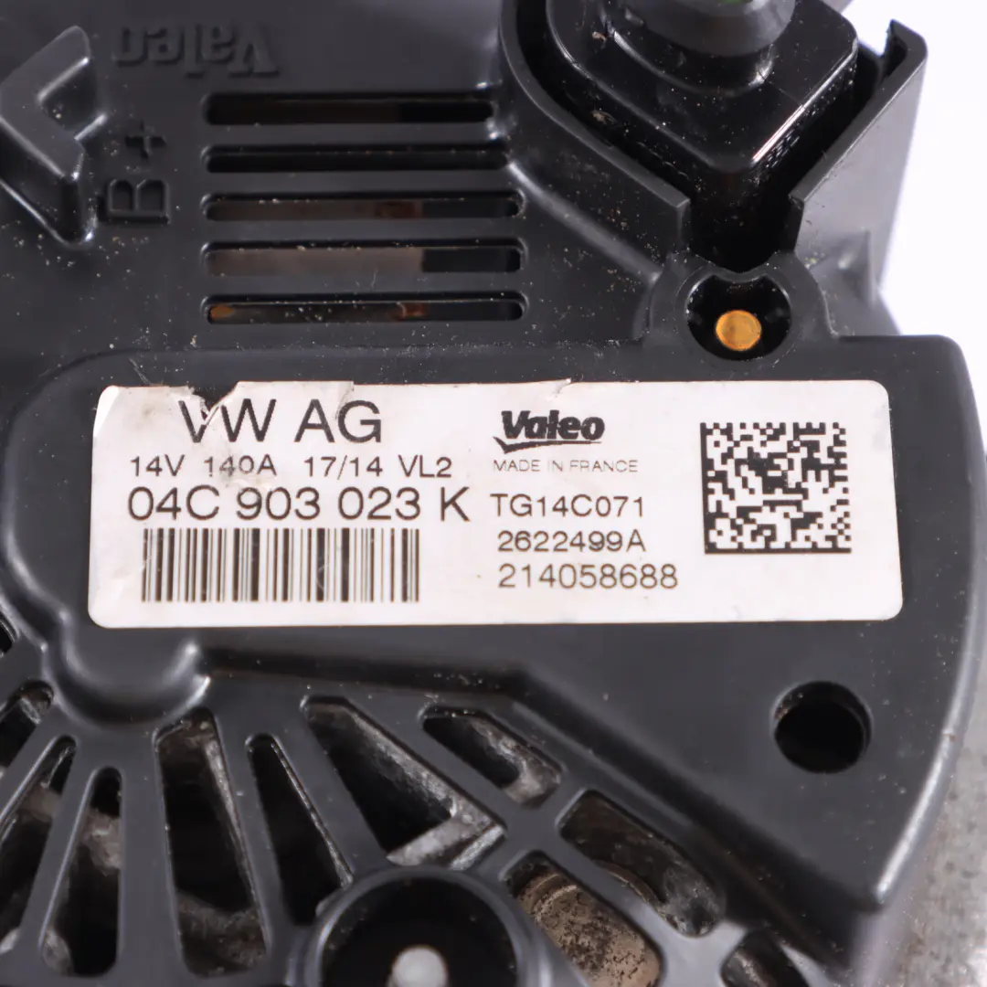 Lichtmaschine Benzin für Volkswagen Golf MK 7 Audi A3 8V 1.4 mit Teilenummer 04C903023K Volkswagen Golf MK 7 Audi A3 8V 1.4 Lichtmaschine Benzin - SKU 04C903023K - Teilenummer 04C903023K