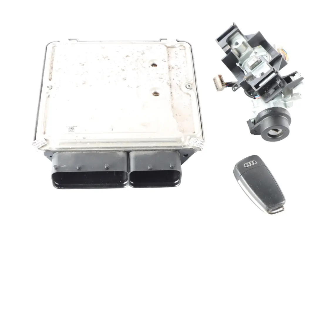 Audi Q3 8U 2.0 TDI DFTA 150HP Quattro Engine ECU Kit Ignition + Key - SKU 04L907309AB-3 - Part number 04L907309AB