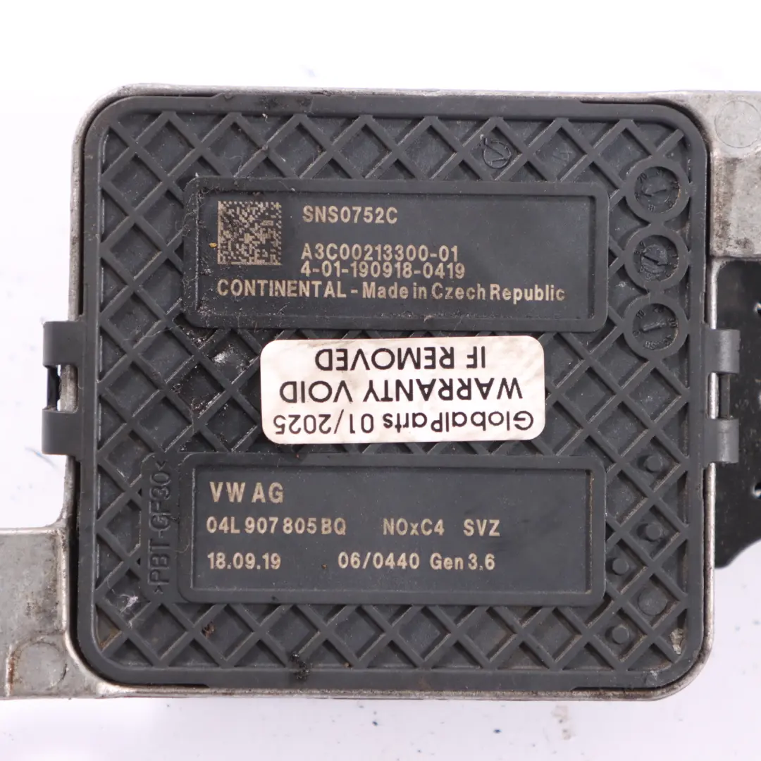 Volkswagen Tiguan 5N Golf Mk 7,5 Diesel NOX Sensor Lambda Sonde - SKU 04L907805BQ - Teilenummer 04L907805BQ
