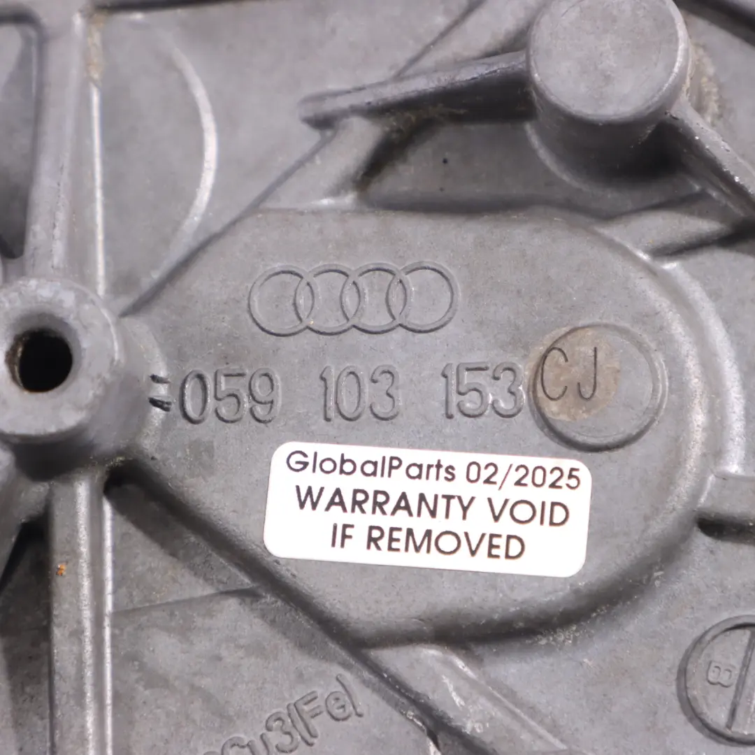 Audi A7 4G 3.0 TDI V6 Engine Timing Case Chain Box Cover Plate Lower - SKU 059103153CJ - Part number 059103153CJ