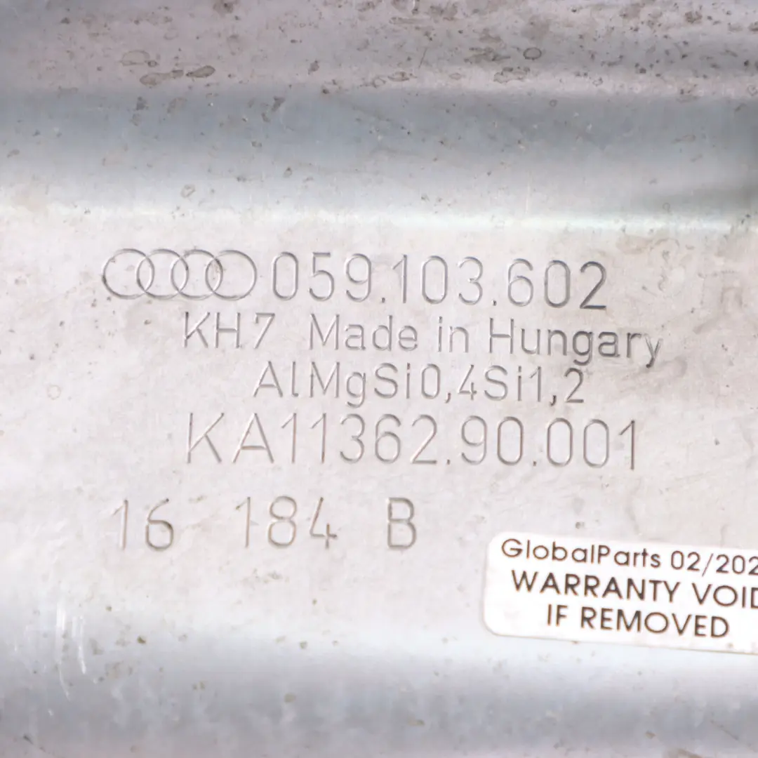 Audi A7 4G 3.0 TDI V6 CZVA Diesel Engine Top Upper Part Oil Pan Sump - SKU 059103602AM - Part number 059103602AM