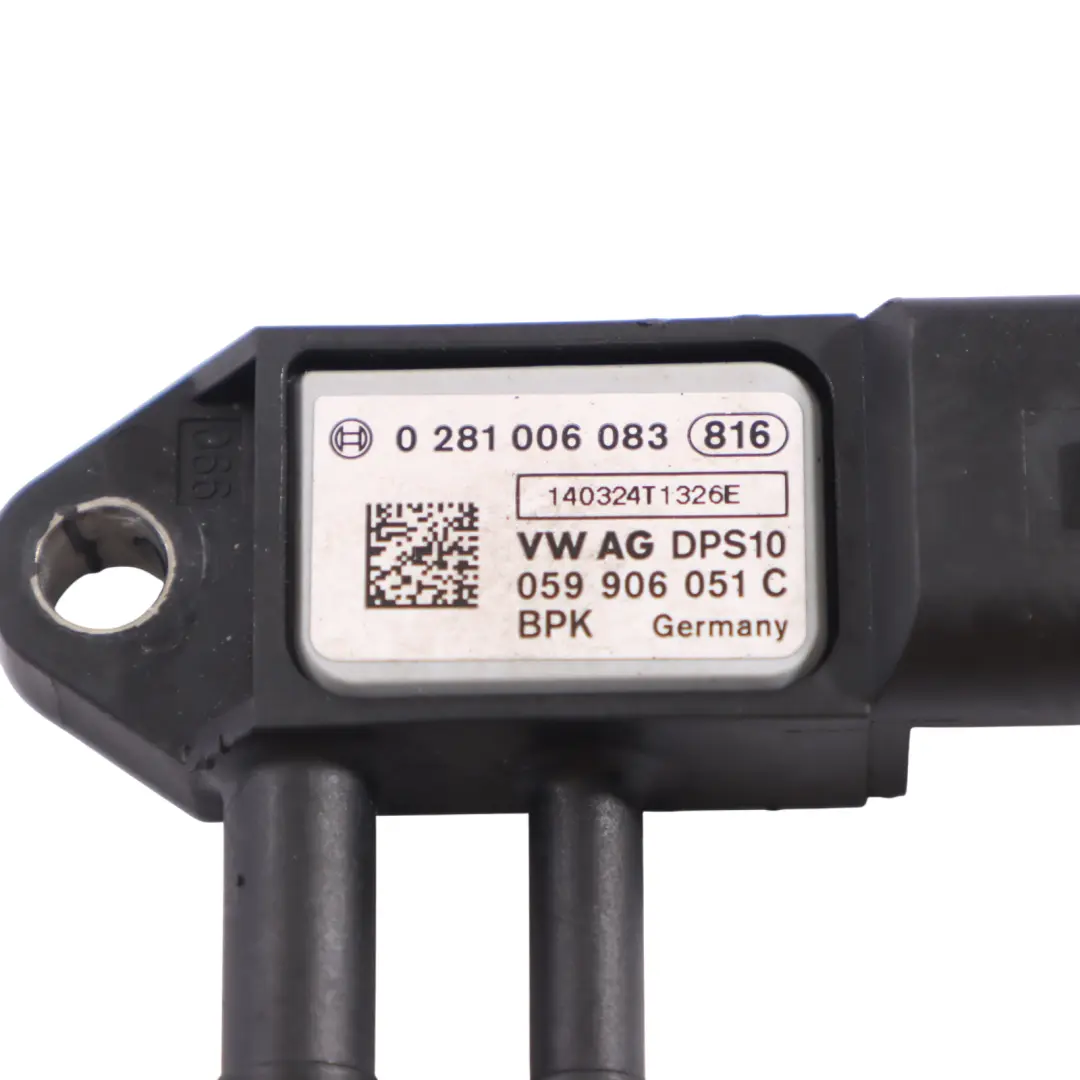 Sensore Pressione Scarico DPF Sensore Antiparticolato per VW Audi Skoda con numero di parte 059906051C VW Audi Skoda Sensore Pressione Scarico DPF Sensore Antiparticolato - SKU 059906051C - Numero di parte 059906051C