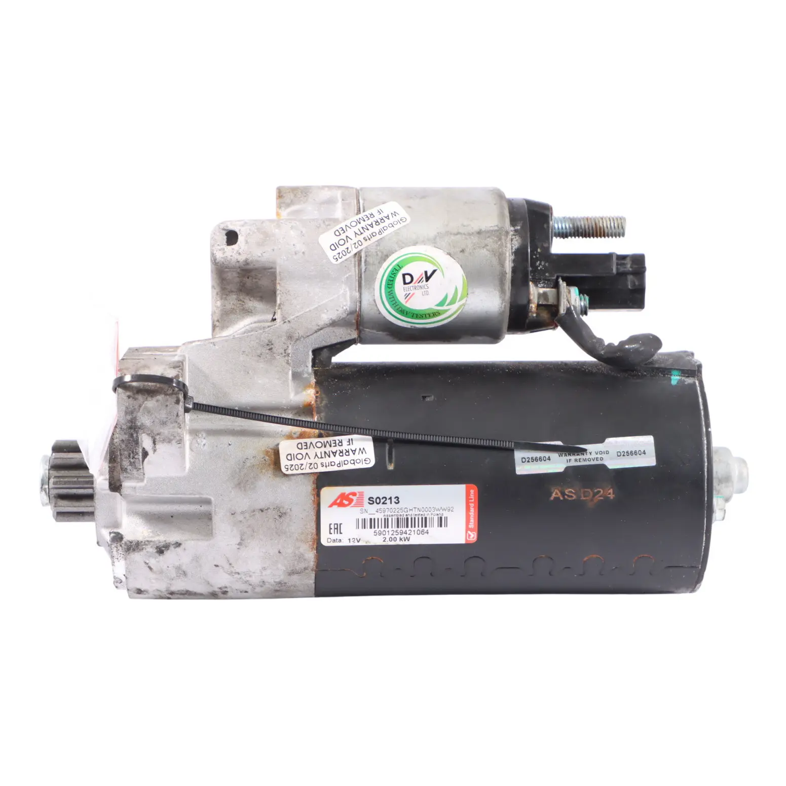 Volkswagen Touareg 7L 3.0 TDI Diesel Engine Starter Motor 059911024J