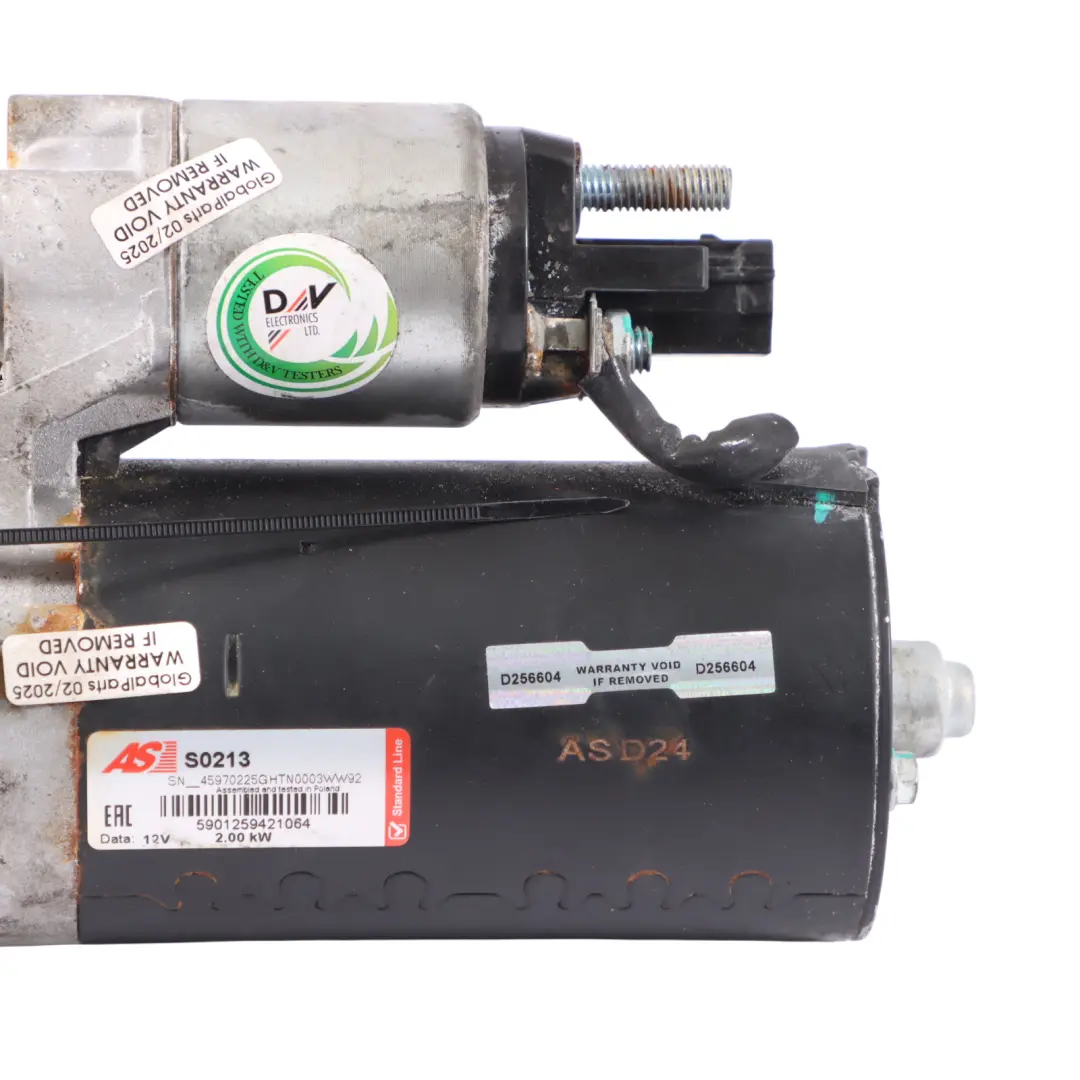 Volkswagen Touareg 7L 3.0 TDI Motor de arranque diésel - SKU 059911024J-1 - Número de pieza 059911024J