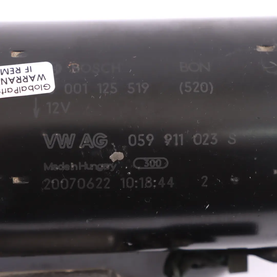 7L 3.0 TDI Diesel Engine Starter Motor to Volkswagen Touareg with Part number 059911024J Volkswagen Touareg 7L 3.0 TDI Diesel Engine Starter Motor - SKU 059911024J - Part number 059911024J