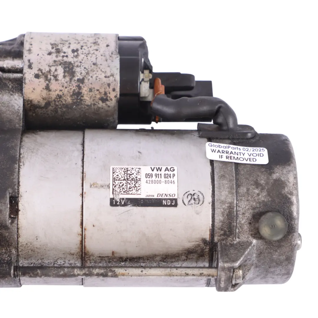 Audi A6 C7 A7 4G 2.0 TDI Motorino Di Avviamento Motore Diesel Denso - SKU 059911024P - Numero di parte 059911024P