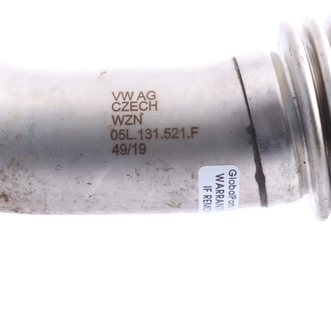 DEZE Tubo Scarico EGR Tubo Flessibile Collegamento per Audi A5 F5 2.0 TDI con numero di parte 05L131521F Audi A5 F5 2.0 TDI DEZE Tubo Scarico EGR Tubo Flessibile Collegamento - SKU 05L131521F - Numero di parte 05L131521F