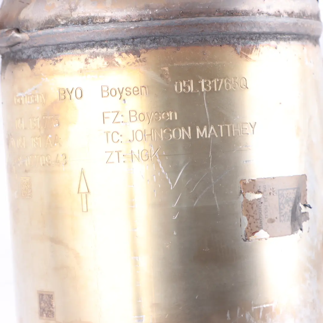 DPF Catalytic Converter to Audi Q5 FY A7 4G 3.0 TDI Diesel with Part number 05L131765Q Audi Q5 FY A7 4G 3.0 TDI Diesel DPF Catalytic Converter - SKU 05L131765Q - Part number 05L131765Q