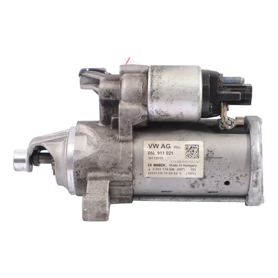 Audi A4 B9 A5 F5 2.0 Diesel Starter Motor Engine Valeo 0001174006 - SKU 05L911021 - Part number 05L911021