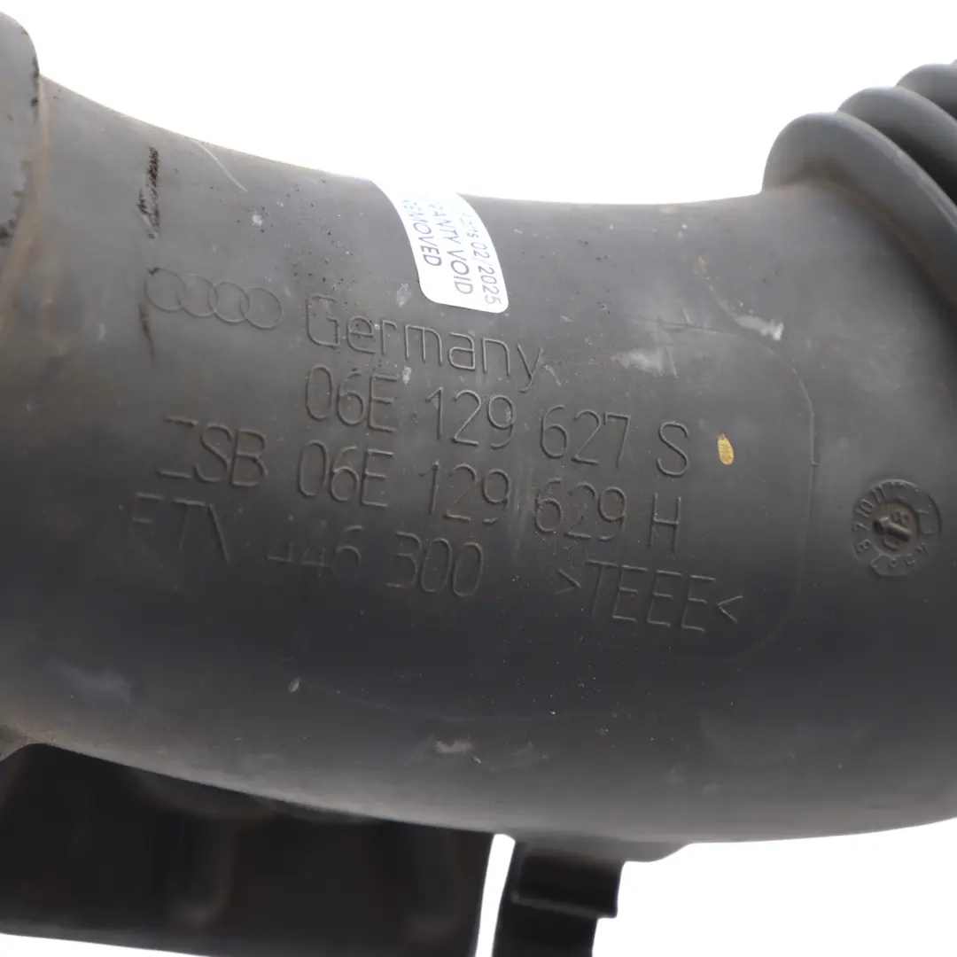 Audi A4 B8 3.2 FSI Essence Tuyau Conduit Admission Air - SKU 06E129629H - Numéro de pièce 06E129629H
