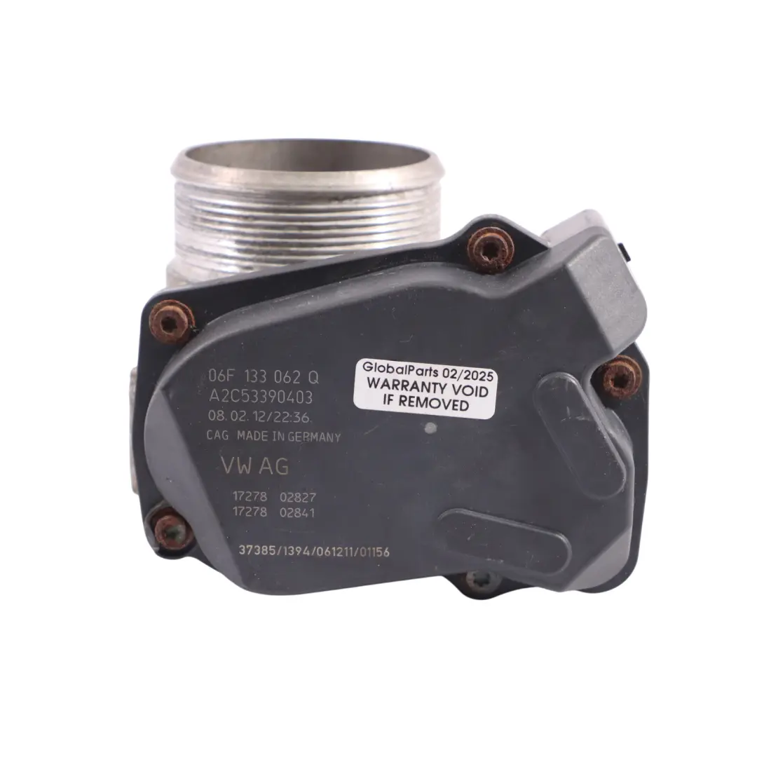 Throttle Body Valve Flap to Audi TT 8J 1.8 TFSI Petrol with Part number 06F133062Q Audi TT 8J 1.8 TFSI Petrol Throttle Body Valve Flap - SKU 06F133062Q - Part number 06F133062Q