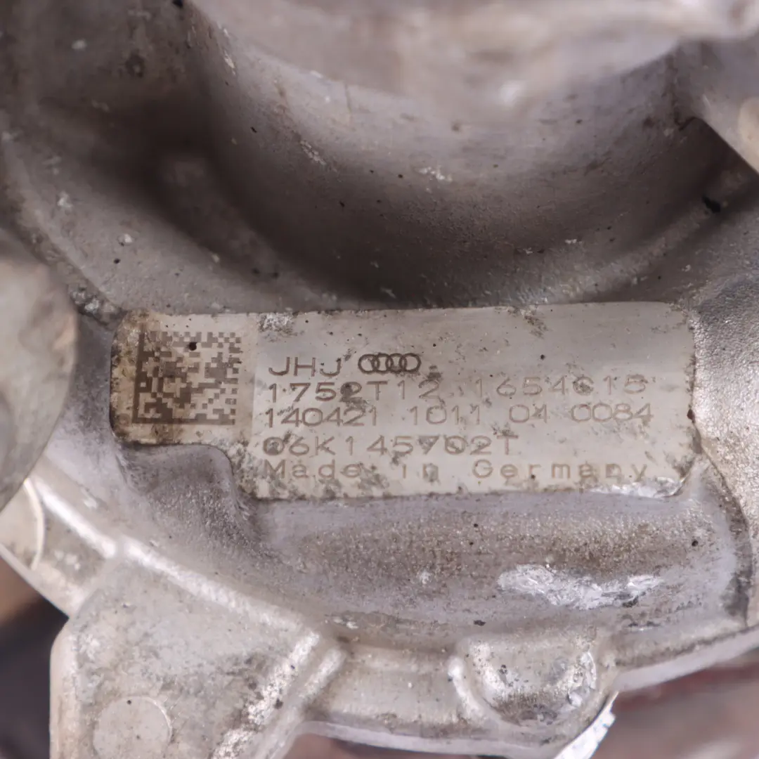 Turbocompressore per Volkswagen Golf Mk7 GTI Audi S1 8X A3 2.0 TSI TFSI con numero di parte 06K145702T Volkswagen Golf Mk7 GTI Audi S1 8X A3 2.0 TSI TFSI Turbocompressore - SKU 06K145702T - Numero di parte 06K145702T