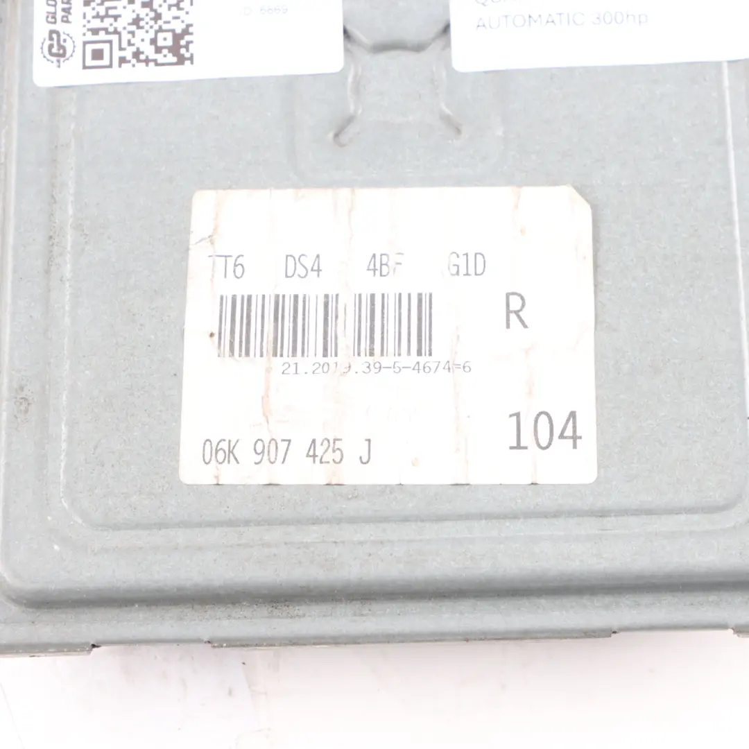 Audi S3 8V 2.0 TFSI 300HP DNUE Quattro Engine ECU Kit Ignition + Key - SKU 06K907425J-1 - Part number 06K907425J