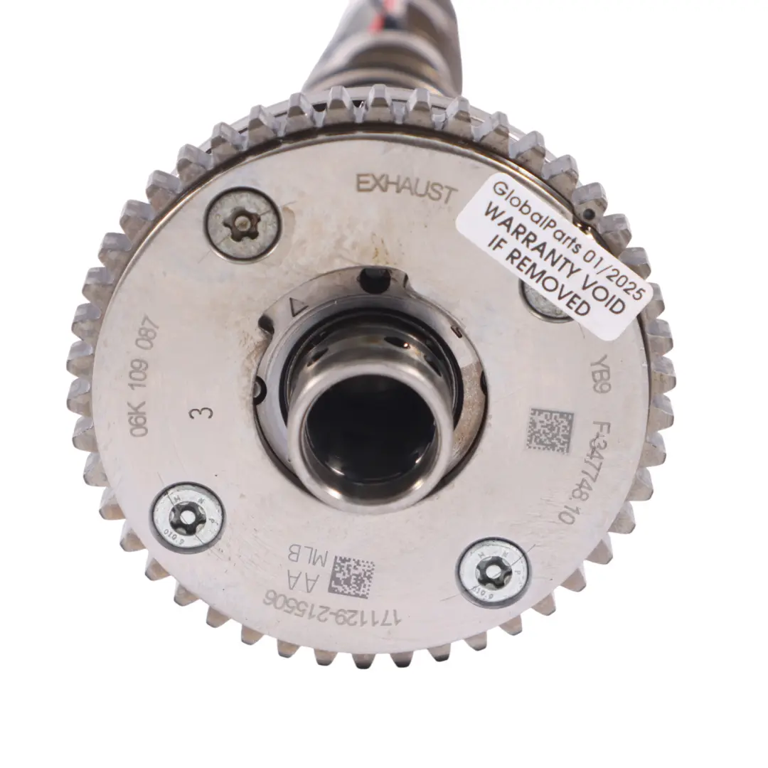  Arbre à cames d'échappement essence Audi Q5 FY 2.0 TFSI QUATTRO DAXB - SKU 06L109022AA - Numéro de pièce 06L109022AA