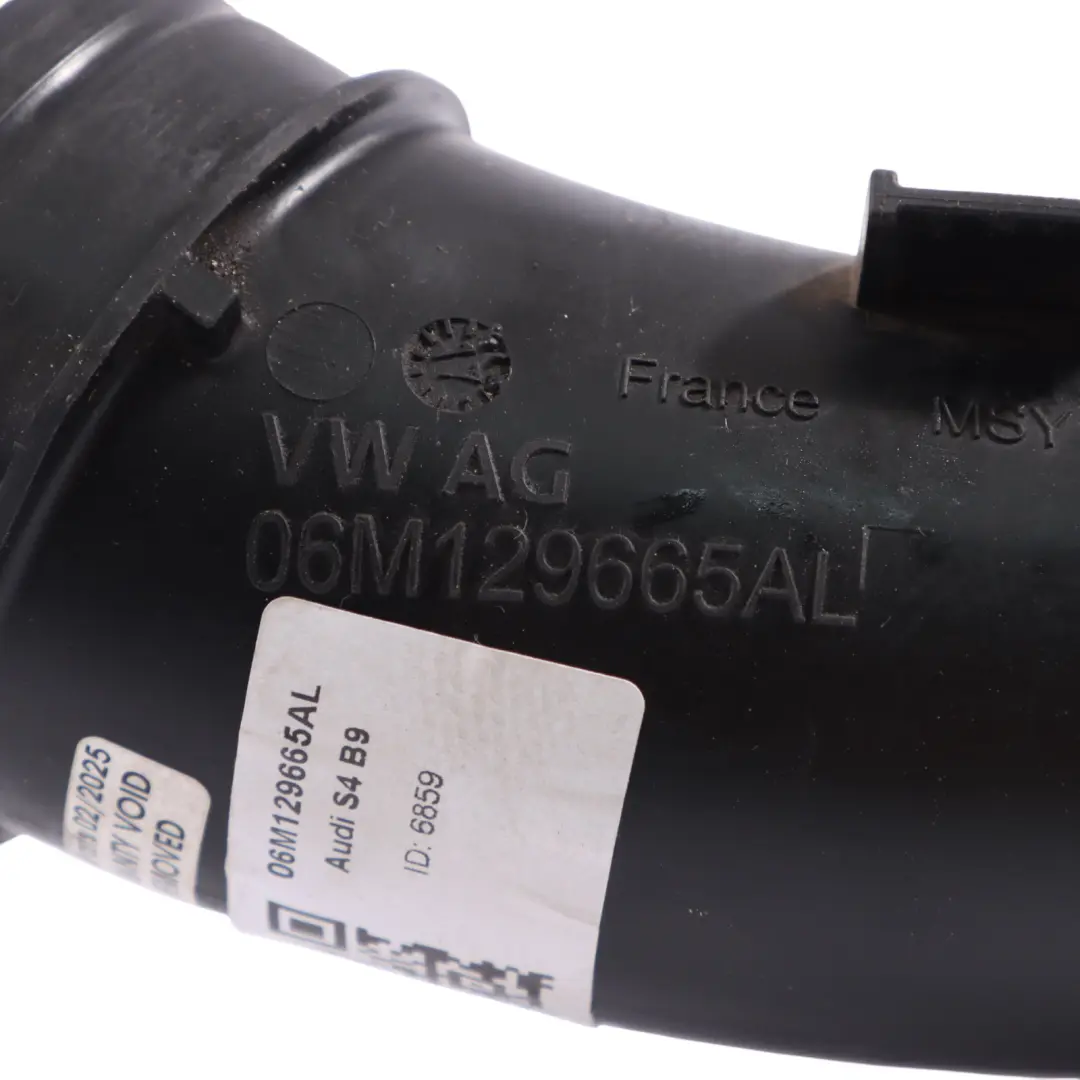 Luftansaug Schlauch Audi A4 S4 B9 A5 F5 Benzin Turbo Rohr für mit Teilenummer 06M129665AL Luftansaug Schlauch Audi A4 S4 B9 A5 F5 Benzin Turbo Rohr - SKU 06M129665AL - Teilenummer 06M129665AL