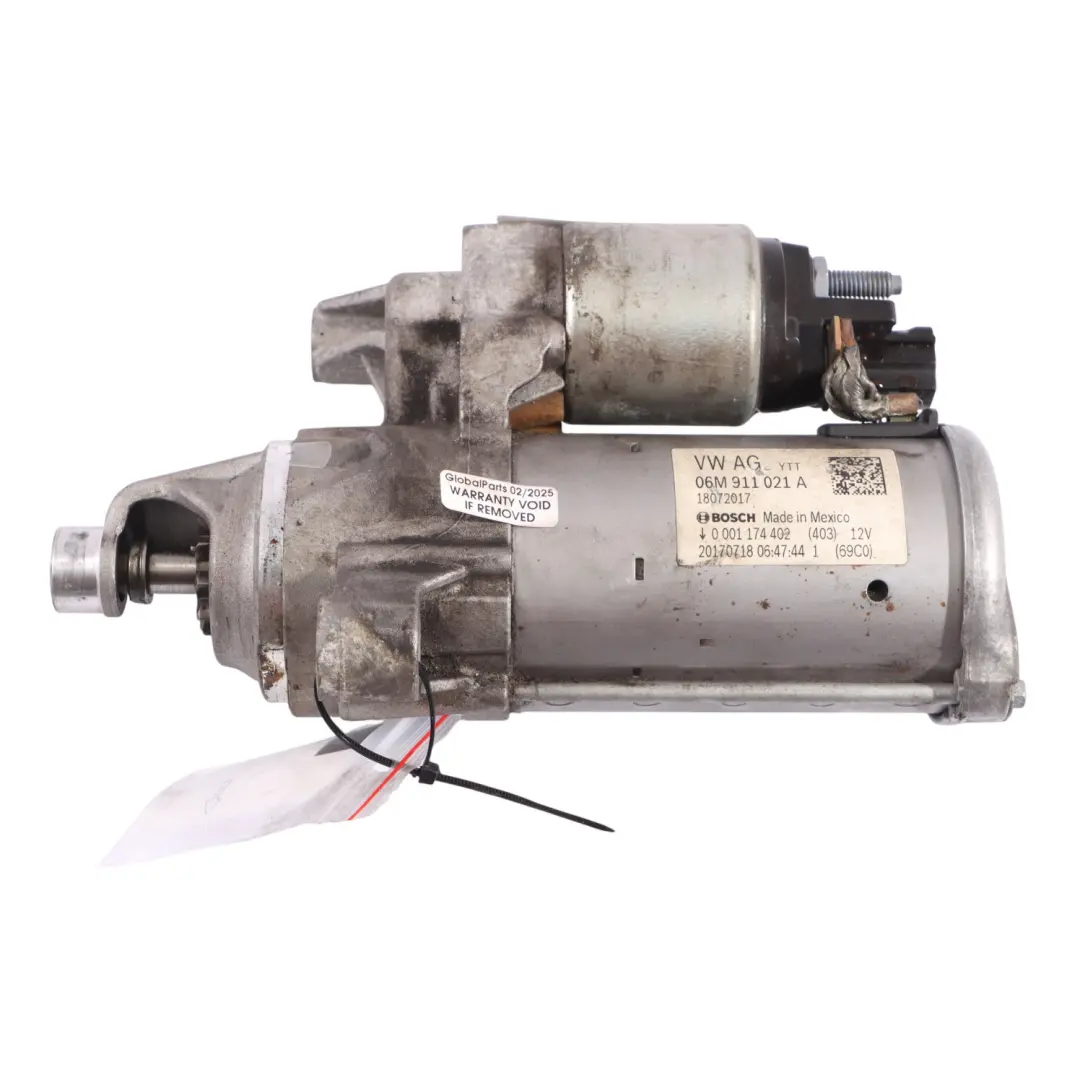 Audi SQ5 FY Motor De Arranque Motor Diesel Bosch - SKU 06M911021A - Número de pieza 06M911021