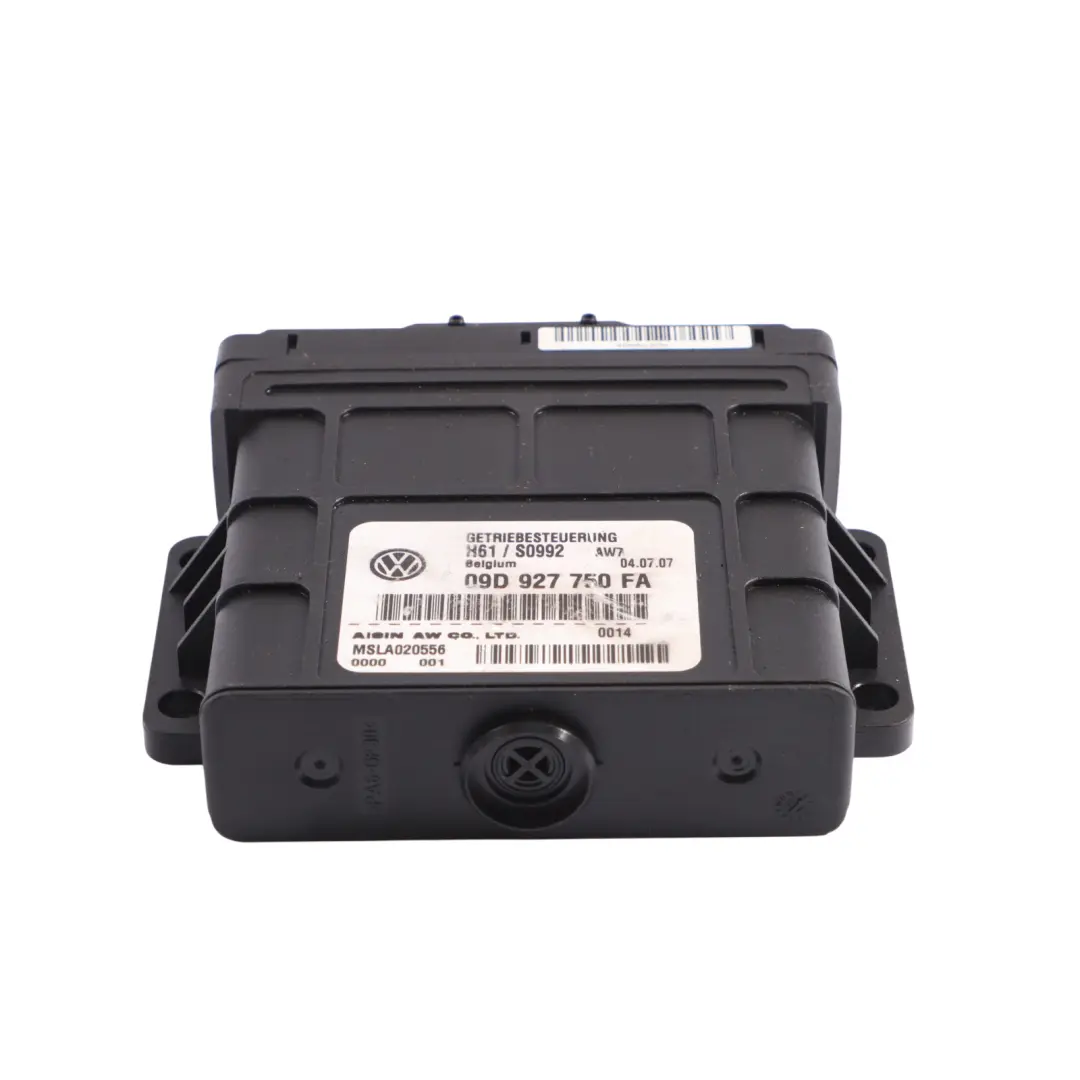 7L control módulo caja cambios automática ECU para Volkswagen Touareg con número de pieza 09D927750FA Volkswagen Touareg 7L control módulo caja cambios automática ECU - SKU 09D927750FA - Número de pieza 09D927750FA