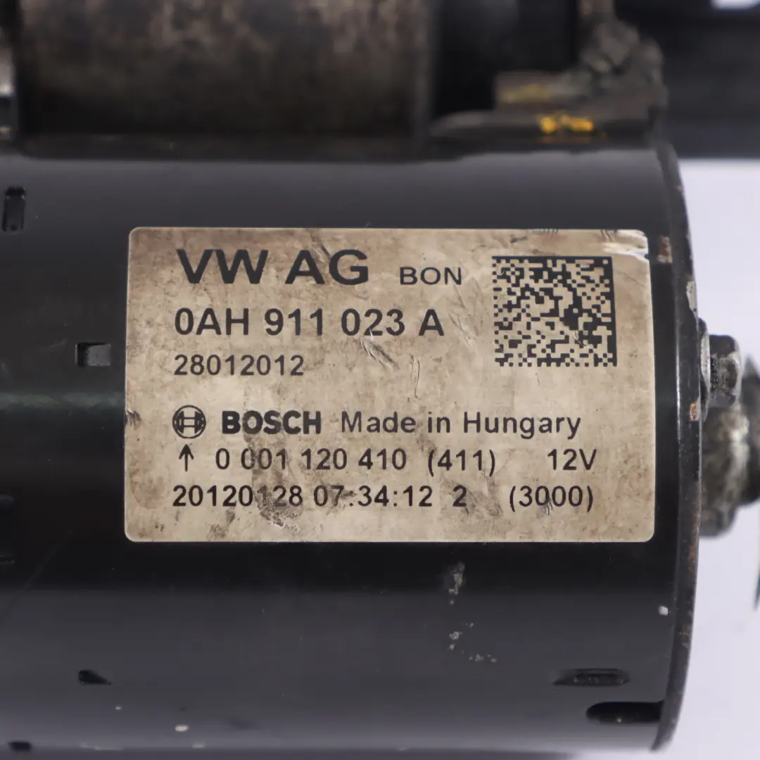 CBZB Moteur de démarreur pour VW Volkswagen Touran 1T 1.2 TFSI à propos du numéro de pièce 0AH911023A VW Volkswagen Touran 1T 1.2 TFSI CBZB Moteur de démarreur - SKU 0AH911023A - Numéro de pièce 0AH911023A