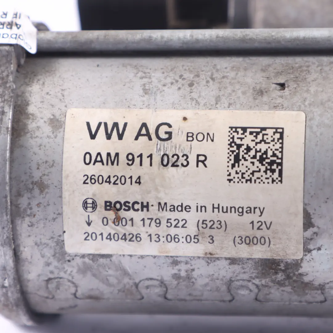 Audi A3 8V 1.4 TSI Petrol Starter Motor Engine Actuator Unit - SKU 0AM911023R - Part number 0AM911023R