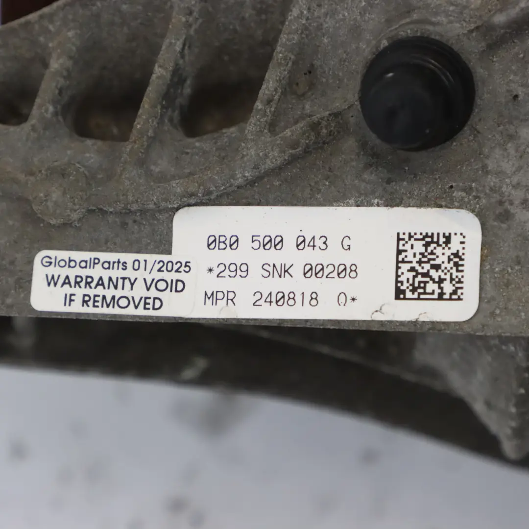 Eje Trasero Diferencial 44:10 SNK GARANTÍA para Audi A4 B9 A5 F5 2.0 TFSI con número de pieza 0B0500043G Audi A4 B9 A5 F5 2.0 TFSI Eje Trasero Diferencial 44:10 SNK GARANTÍA - SKU 0B0500043G - Número de pieza 0B0500043G