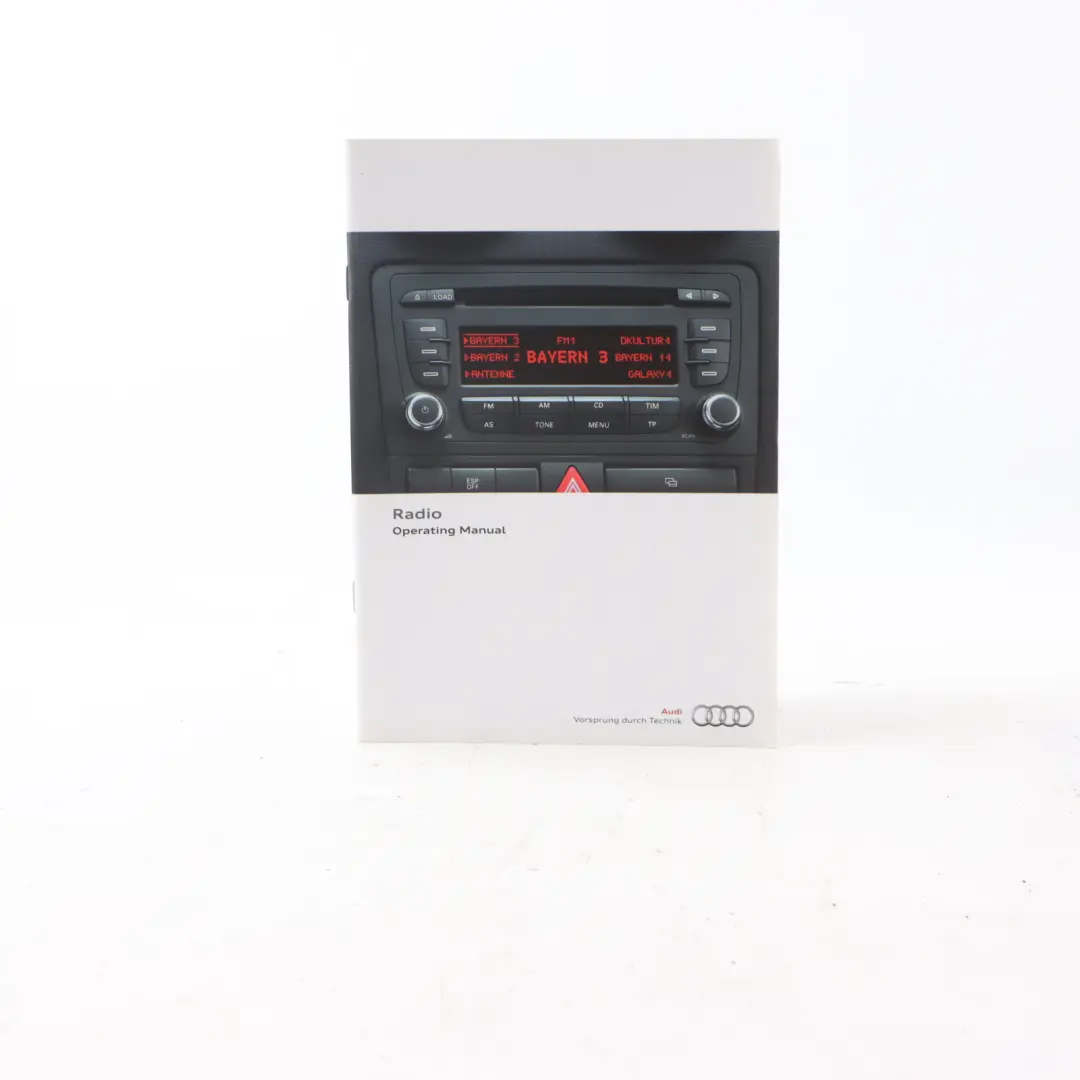 Audi A3 8P Owner's Handbook Manual Service Booklet Pouch Case Wallet Set - SKU 1125618PA20-1 - Part number 1125618PA20
