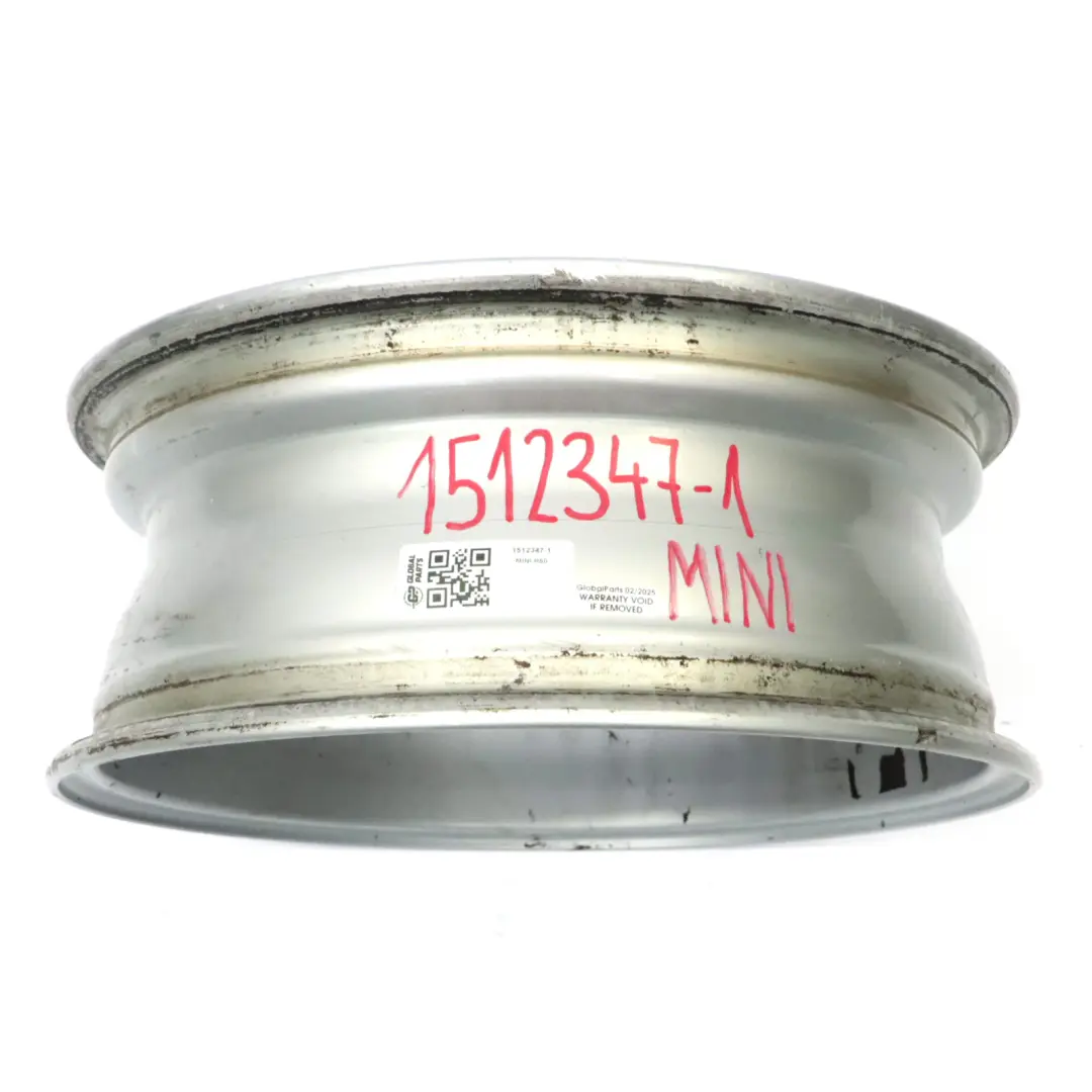 Mini Cooper One R50 R52 Silver Wheel Alloy Rim 15" 5,5J ET:45 8-Spoke 82 - SKU 1512347-1 - Part number 1512347