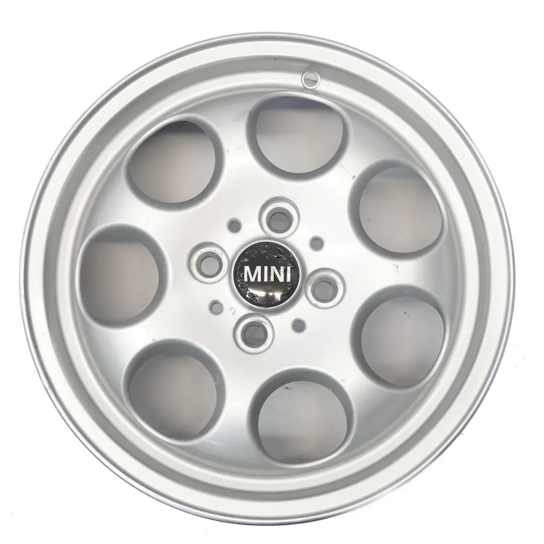 Mini Cooper R50 R55 R56 R57 Argento Cerchio In Lega 15" 5,5J ET:45 7-Fori 81 - SKU 1512458-1 - Numero di parte 1512458