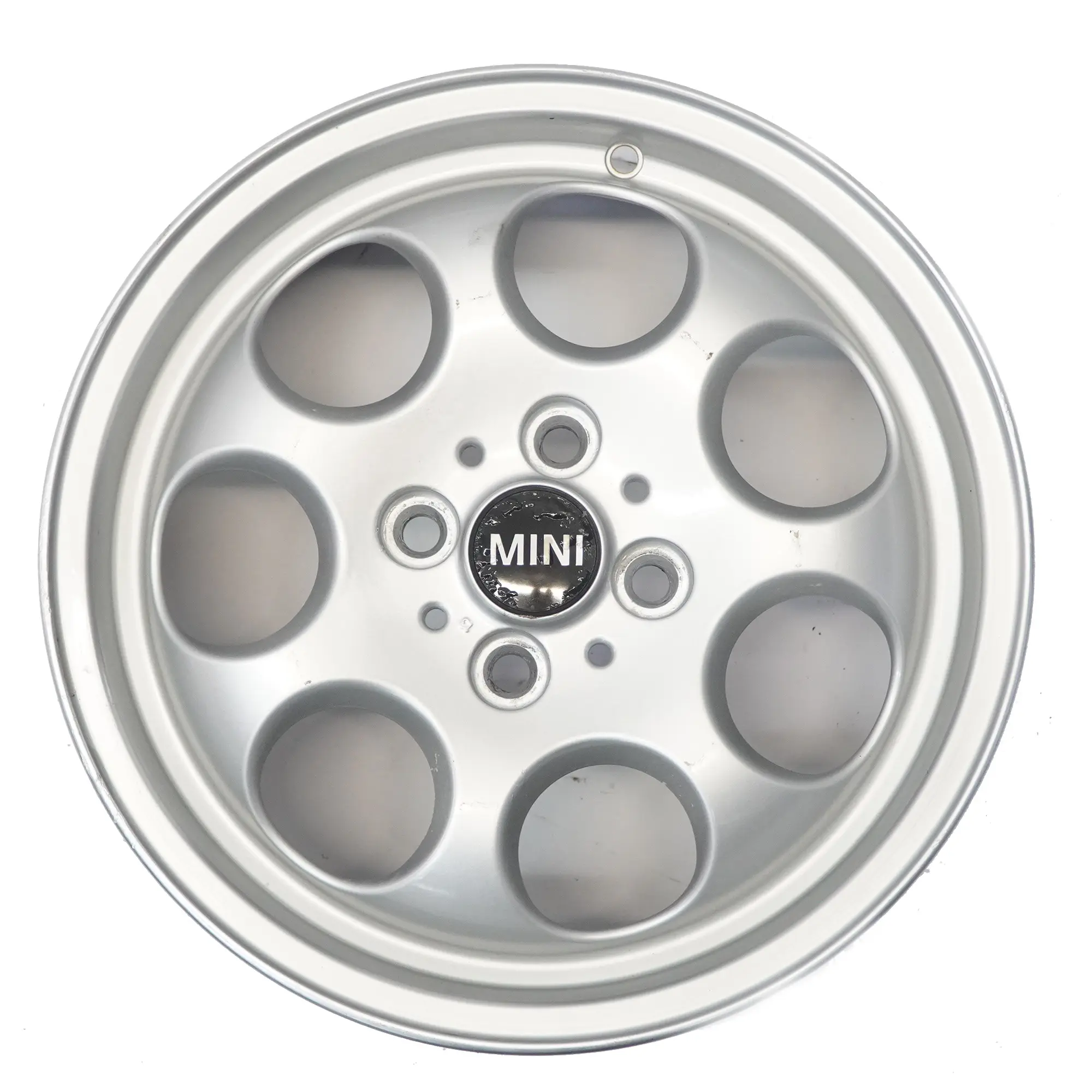 Mini Cooper R50 R55 R56 R57 Argento Cerchio In Lega 15" 5,5J ET:45 7-Fori 81