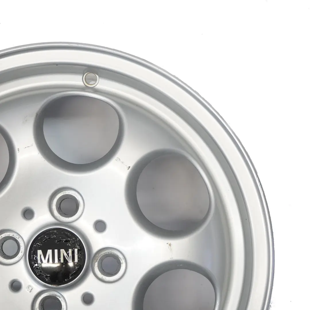 Mini Cooper R50 R55 R56 R57 Argento Cerchio In Lega 15" 5,5J ET:45 7-Fori 81 - SKU 1512458-1 - Numero di parte 1512458