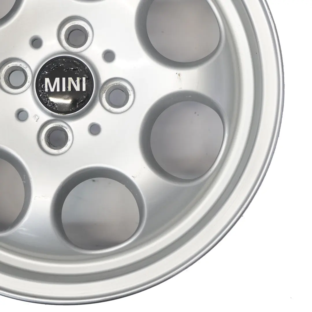 Mini Cooper R50 R55 R56 R57 Argento Cerchio In Lega 15" 5,5J ET:45 7-Fori 81 - SKU 1512458-1 - Numero di parte 1512458