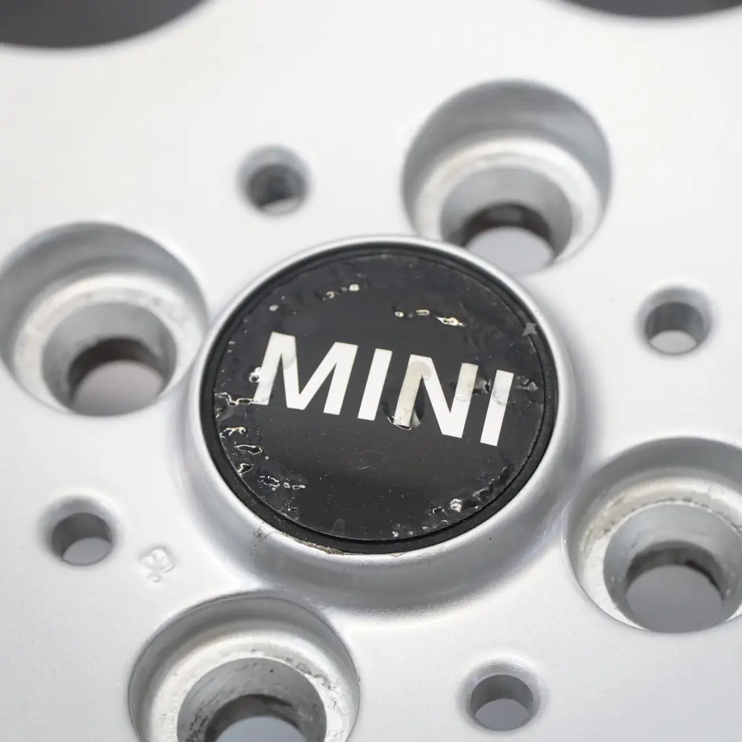 Mini Cooper R50 R55 R56 R57 Argento Cerchio In Lega 15" 5,5J ET:45 7-Fori 81 - SKU 1512458-1 - Numero di parte 1512458
