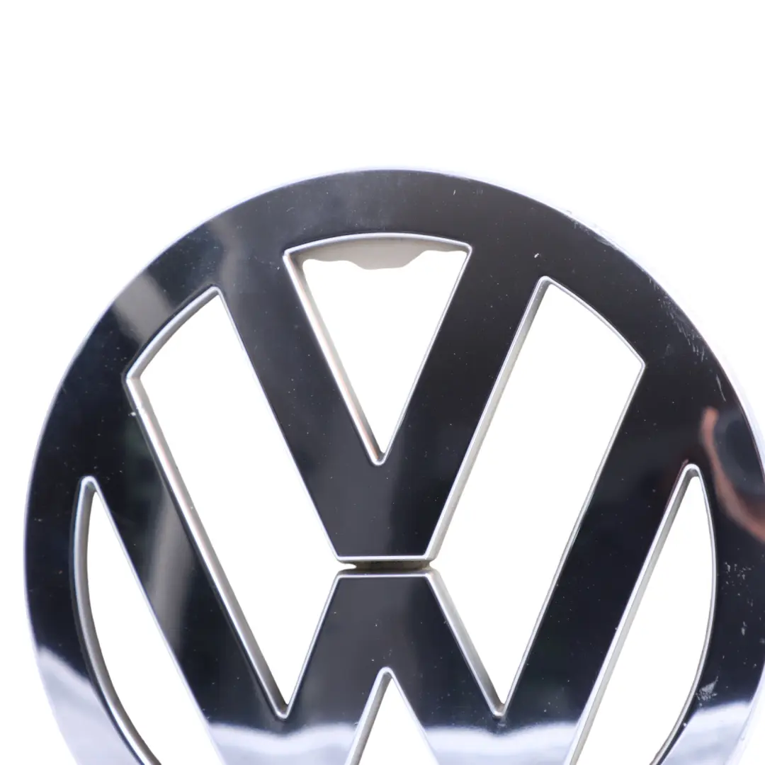 VW Volkswagen Logo Rear Genuine Emblem Harvest Moon Beige - B1M - SKU 1C0853630M-HMB - Part number 1C0853630M