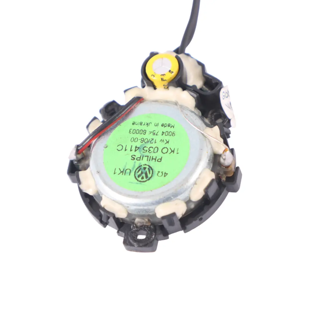 VW Volkswagen Golf 5 Głośnik Wysokotonowy Drzwi Przód Lewo - SKU 1K0035411C - Numer Części 1K0035411C