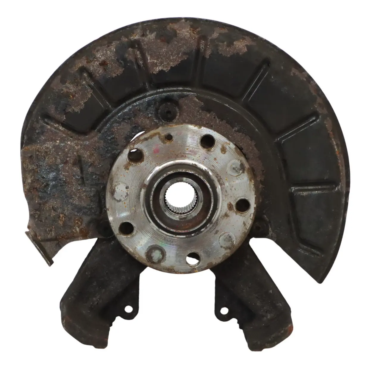 VW Golf 1K Support de roue avant droit Support de suspension Knuckle 1K0407256P