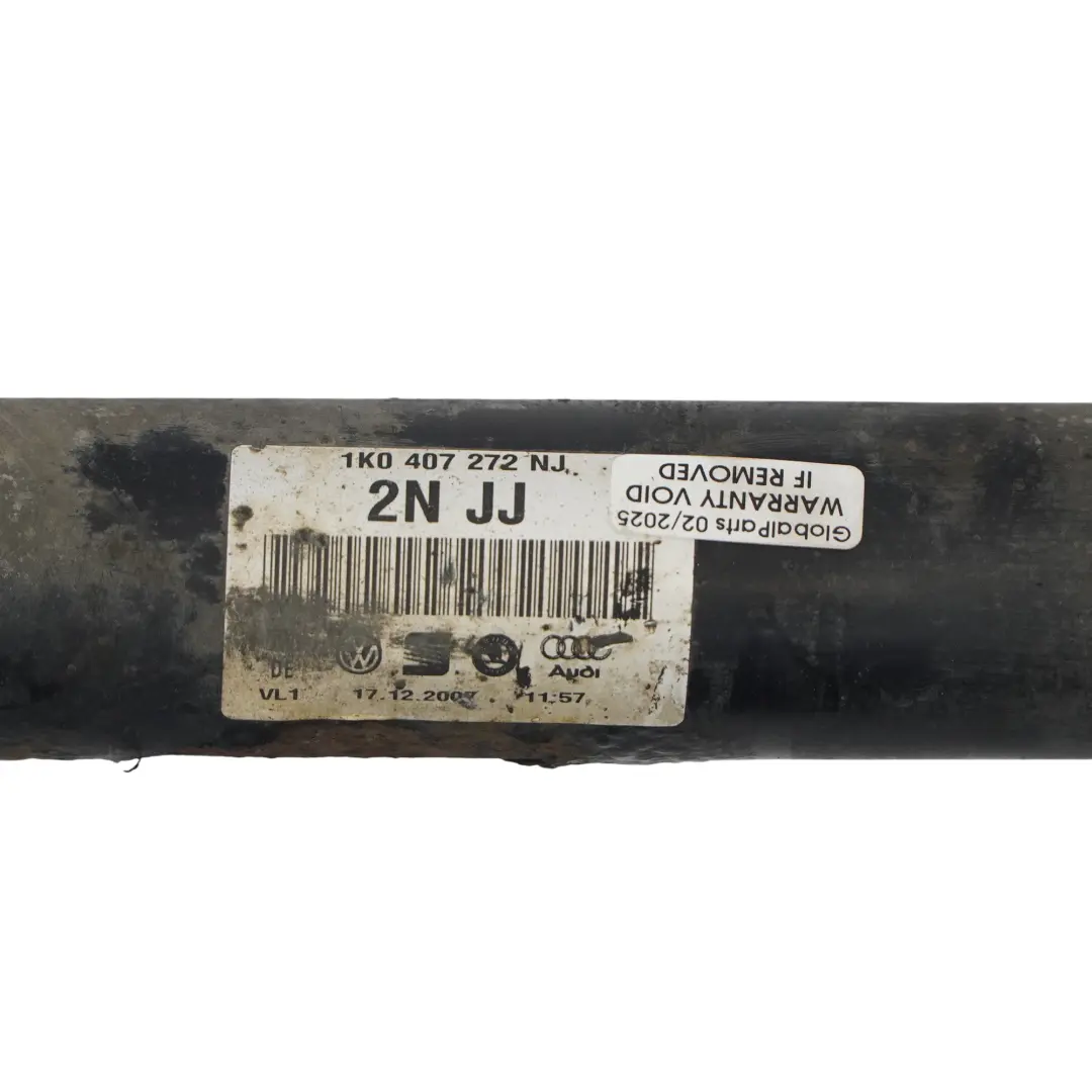 Audi A3 8P 2.0 TDI BMN Diesel Albero trasmissione anteriore destro - SKU 1K0407272NJ - Numero di parte 1K0407272NJ