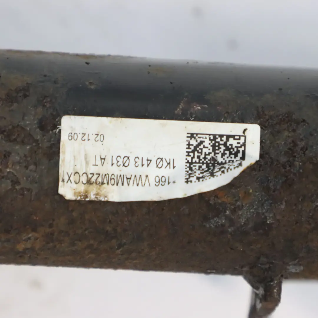 Audi A3 8P 1.6 TDI Jambe de suspension avant gauche Jambe de force Moyeu de roue - SKU 1K0413031AT - Numéro de pièce 1K0413031AT