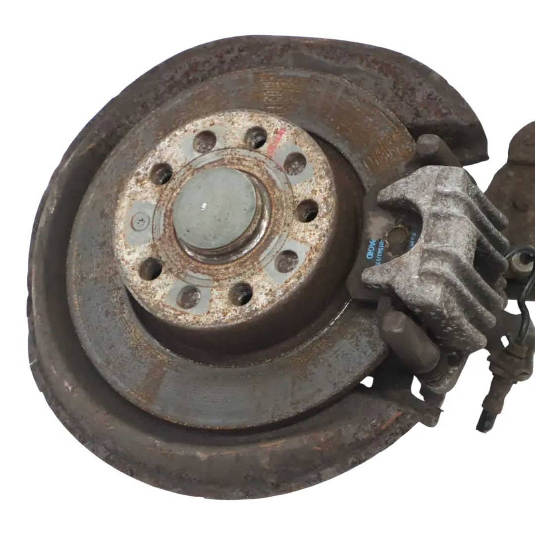 Audi A3 8P 1.6 TDI Suspensión Trasera Izquierda Pata Portaruedas Cubo Disco - SKU 1K0505435AB-2 - Número de pieza 1K0505435AB
