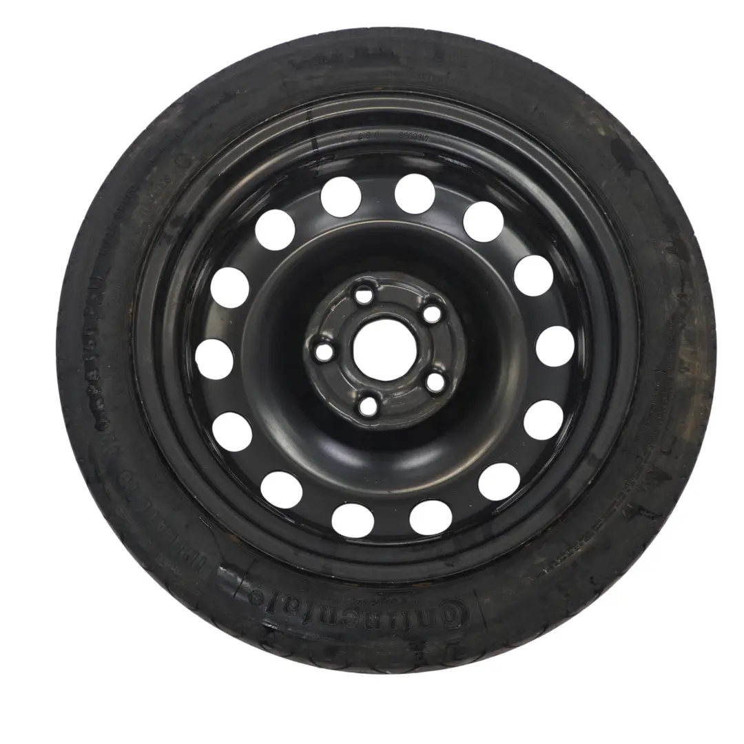 Spare Wheel Audi A3 8P VW Golf V Compact Wheel Steel R16 3,5J 125/70 to with Part number 1K0601027F Spare Wheel Audi A3 8P VW Golf V Compact Wheel Steel R16 3,5J 125/70 - SKU 1K0601027F-1 - Part number 1K0601027F