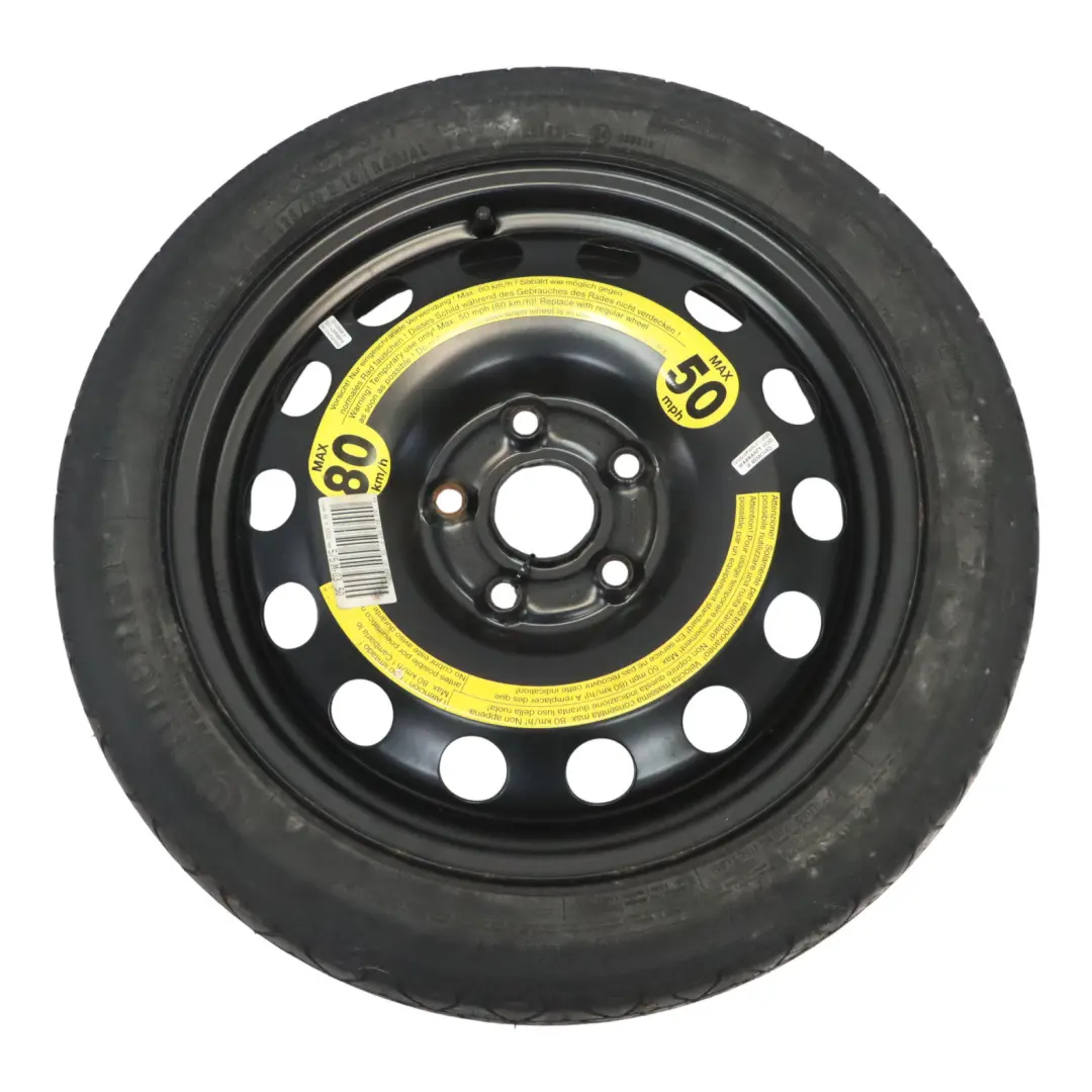 1K Roue de secours Continental pour Golf à propos du numéro de pièce 1K0601027F Golf 1K Roue de secours Continental - SKU 1K0601027F-2 - Numéro de pièce 1K0601027F