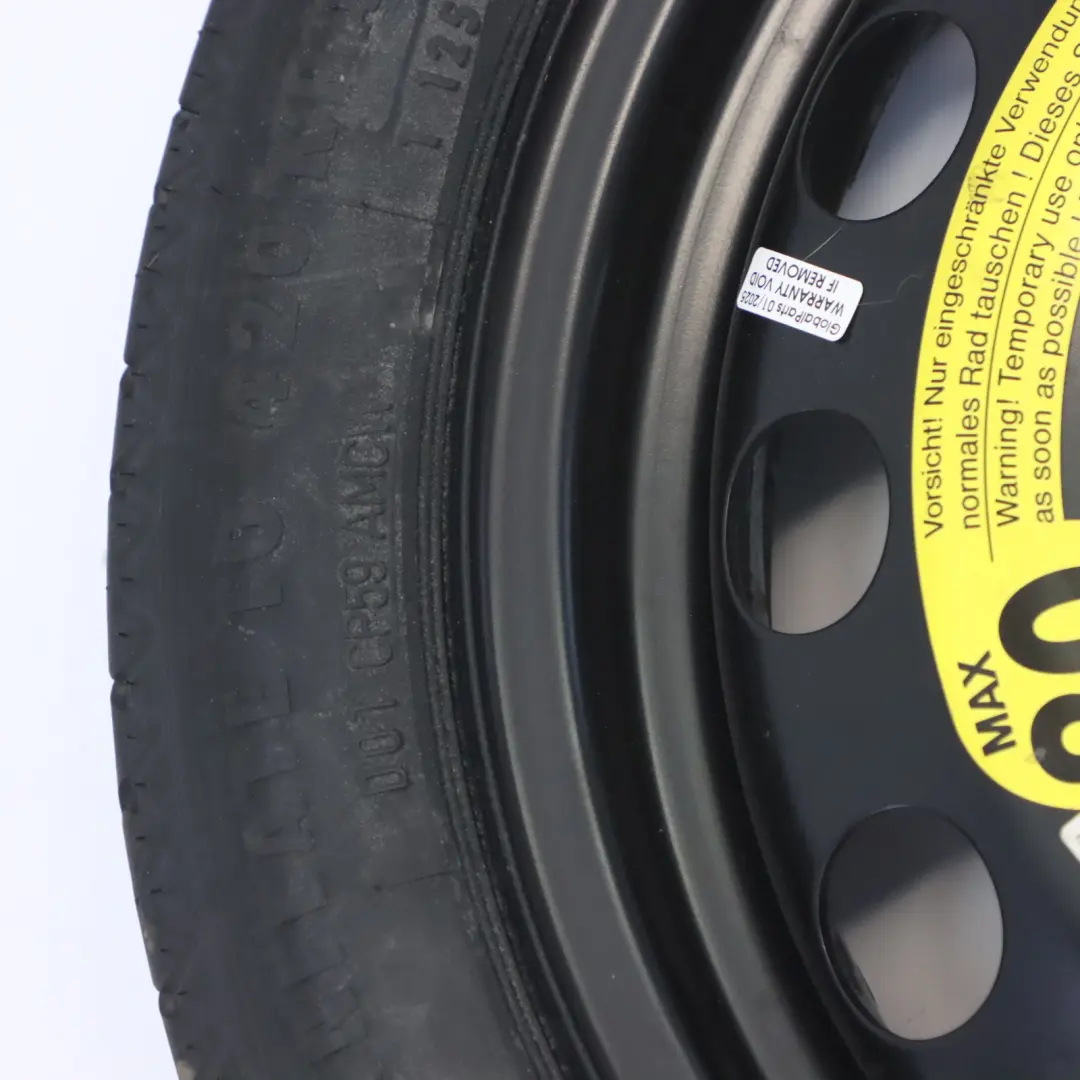 1K Roue de secours Continental pour Golf à propos du numéro de pièce 1K0601027F Golf 1K Roue de secours Continental - SKU 1K0601027F-2 - Numéro de pièce 1K0601027F