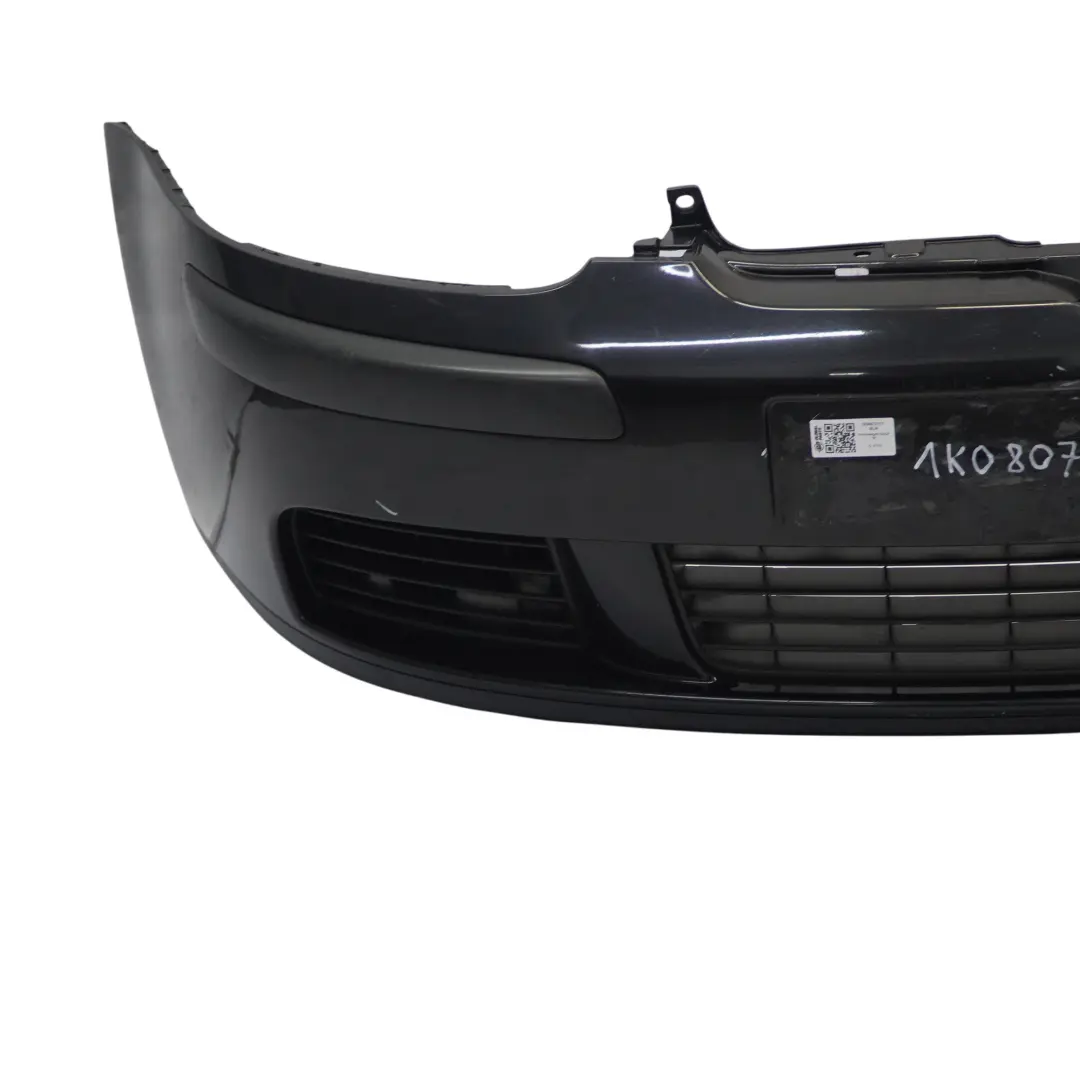 Volkswagen VW Golf Mk5 Zderzak Przedni Black Magic Pearl Czarny - C9Z - SKU 1K0807217F-BLM - Numer Części 1K0807217F