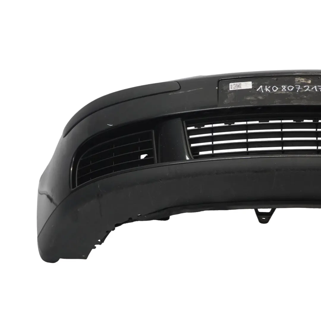 Volkswagen VW Golf Mk5 Zderzak Przedni Black Magic Pearl Czarny - C9Z - SKU 1K0807217F-BLM - Numer Części 1K0807217F