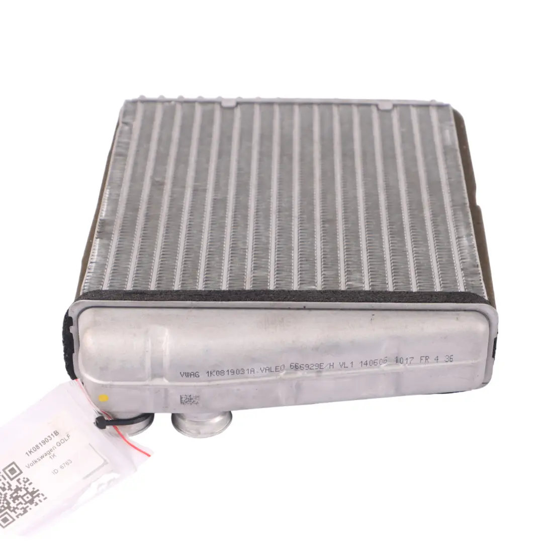 1K Elemento calefactor intercambiador calor radiador para Volkswagen Golf con número de pieza 1K0819031B Volkswagen Golf 1K Elemento calefactor intercambiador calor radiador - SKU 1K0819031B - Número de pieza 1K0819031B
