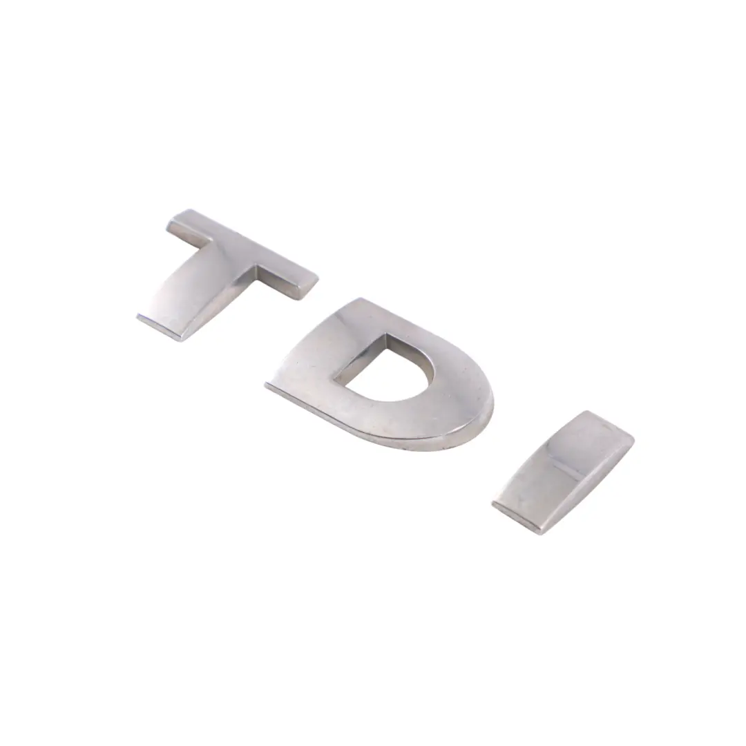 Volkswagen Golf 1K Emblemat Znaczek Logo TDI Chrom - SKU 1K0853675H - Numer Części 1K0853675H