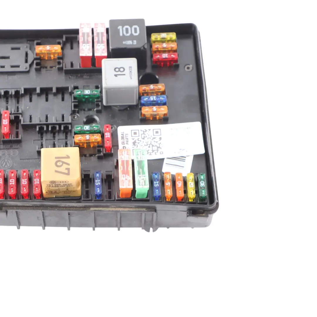 Bay SAM Relay Fuse Box Module Control Unit ECU to Audi A3 S3 8P Engine with Part number 1K0937124P Audi A3 S3 8P Engine Bay SAM Relay Fuse Box Module Control Unit ECU - SKU 1K0937124P - Part number 1K0937124P